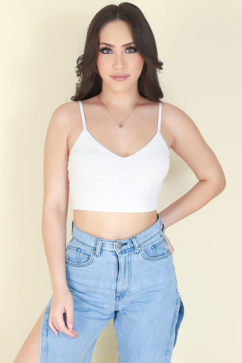 Jeans Warehouse Hawaii - SL CASUAL SOLID - GET IT BACK CROP TOP | By CRESCITA APPAREL/SHINE I