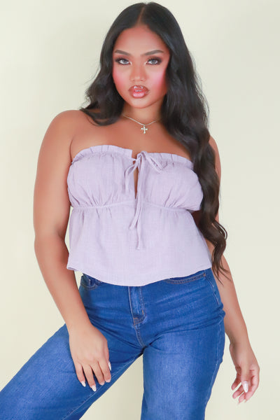 Jeans Warehouse Hawaii - TANK SOLID WOVEN CASUAL TOPS - MAKES ME WONDER TUBE TOP | By TASHA