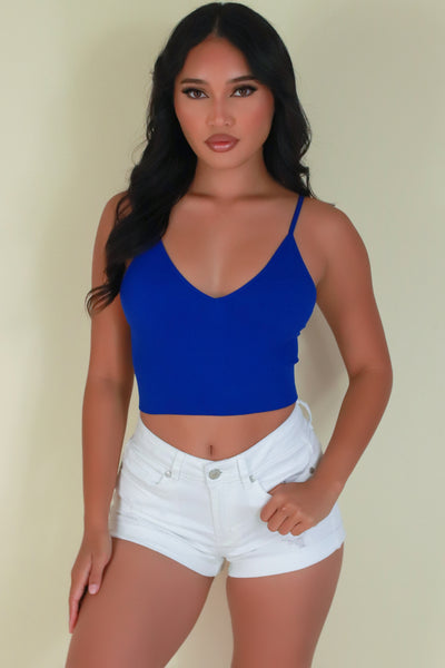 Jeans Warehouse Hawaii - TANK/TUBE SOLID BASIC - THE BEST CROP TOP | By CRESCITA APPAREL/SHINE I