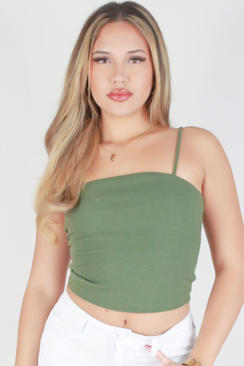 Jeans Warehouse Hawaii - SL CASUAL SOLID - TAKE YOUR TIME CROP TOP | By ACTIVE USA