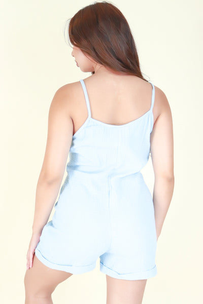 Jeans Warehouse Hawaii - SOLID CASUAL ROMPERS - I'LL BE THERE ROMPER | By FULL CIRCLE TRENDS