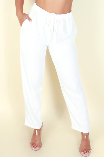 Jeans Warehouse Hawaii - SOLID WOVEN CAPRI'S - BE ACCEPTABLE PANTS | By HEART & HIPS