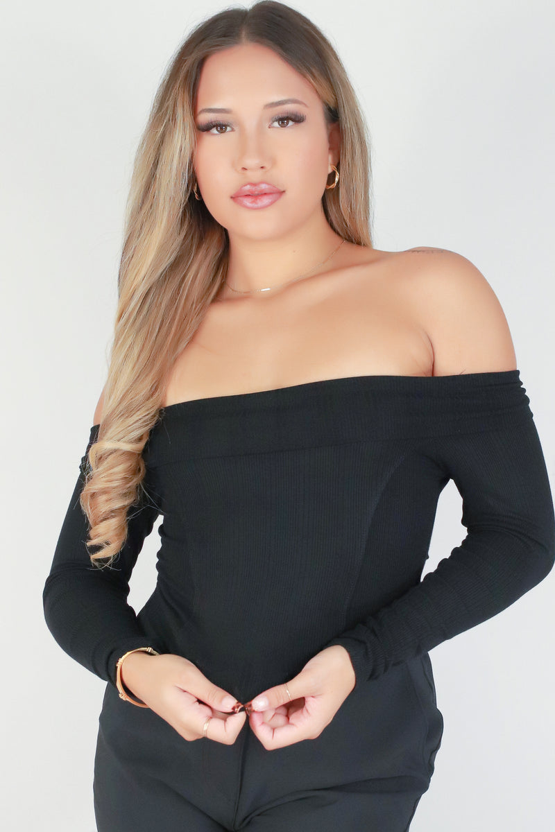 Jeans Warehouse Hawaii - LS CASUAL SOLID - YOU INSPIRE ME TOP | By CRESCITA APPAREL/SHINE I
