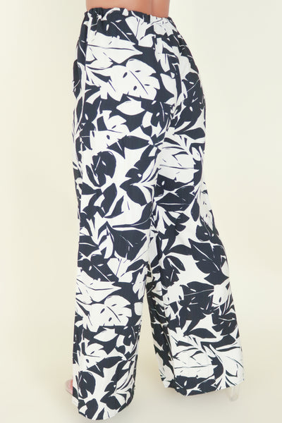Jeans Warehouse Hawaii - PRINT WOVEN PANTS - IT'S A PLAN PANTS | By PAPERMOON/ B_ENVIED