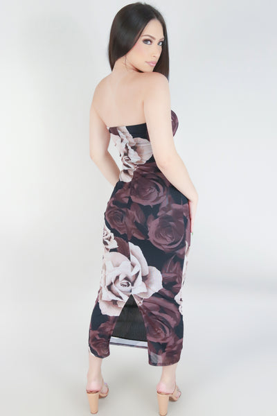 Jeans Warehouse Hawaii - TUBE LONG PRINT DRESSES - GOING AROUND TOWN DRESS | By PAPERMOON/ B_ENVIED