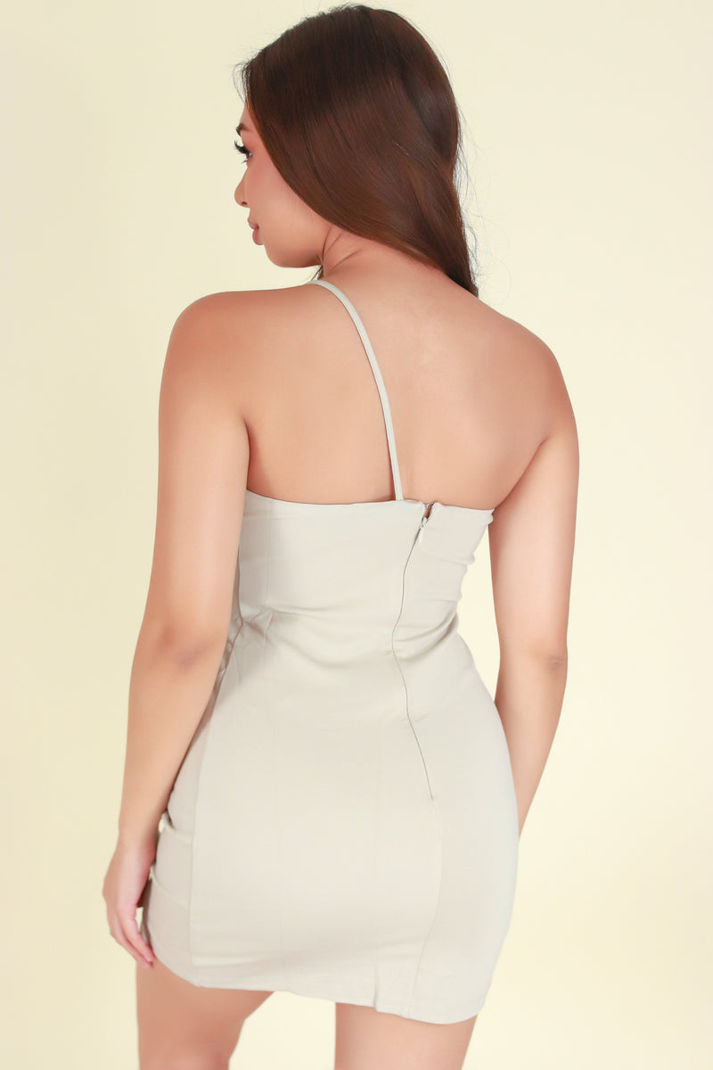 Jeans Warehouse Hawaii - S/L SHORT SOLID DRESSES - GET USE TO IT DRESS | By HERSY