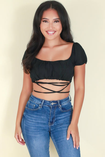 Jeans Warehouse Hawaii - S/S SOLID WOVEN CASUAL TOPS - ALREADY TAKEN TOP | By BLASHE