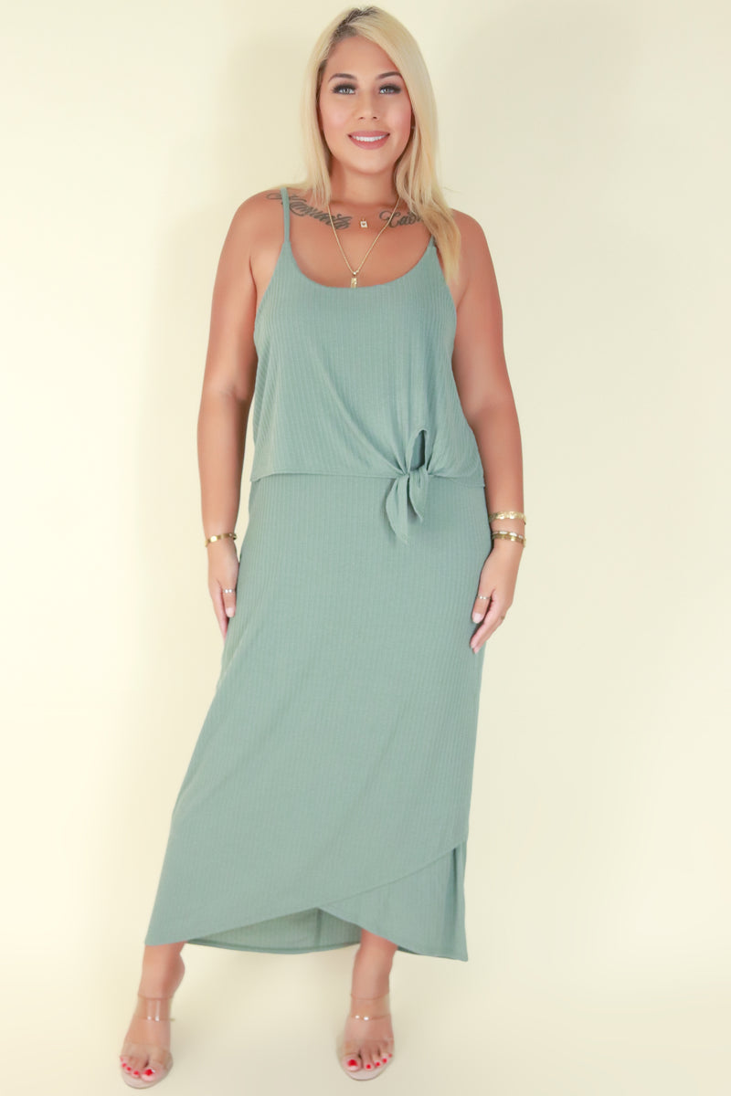 Jeans Warehouse Hawaii - PLUS PLUS SOLID KNIT DRESSES - DONE THAT DRESS | By GILLI