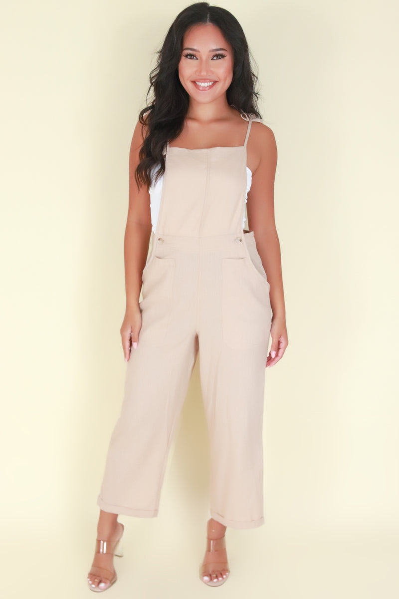 Jeans Warehouse Hawaii - SOLID CASUAL JUMPSUITS - LET I BE JUMPSUIT | By IKEDDI IMPORTS