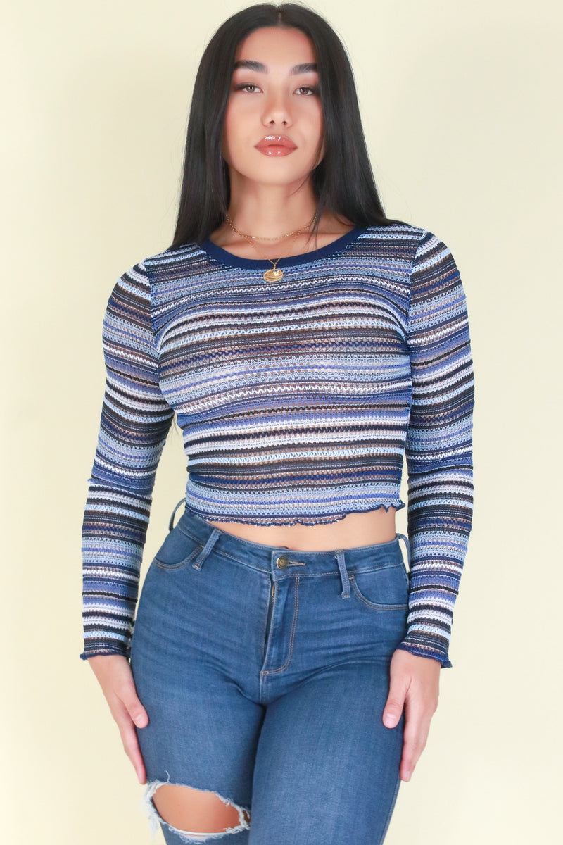 Jeans Warehouse Hawaii - LS PRINT - FUN TIMES TOP | By ALMOST FAMOUS