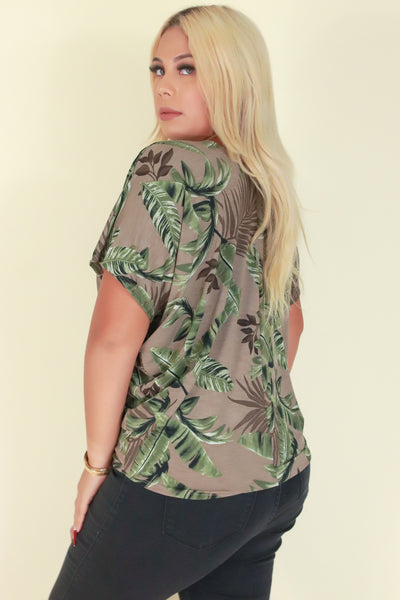 Jeans Warehouse Hawaii - PLUS PRINTED S/S - LET IT BE TOP | By ZENOBIA