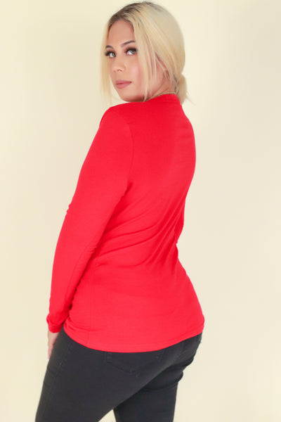 Jeans Warehouse Hawaii - PLUS BASIC LONG SLEEVE TEES - SO CLASSIC TOP | By ROSIO