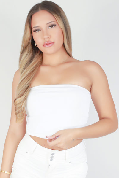 Jeans Warehouse Hawaii - TANK/TUBE SOLID BASIC - UNTIL FOREVER CROP TOP | By ACTIVE USA
