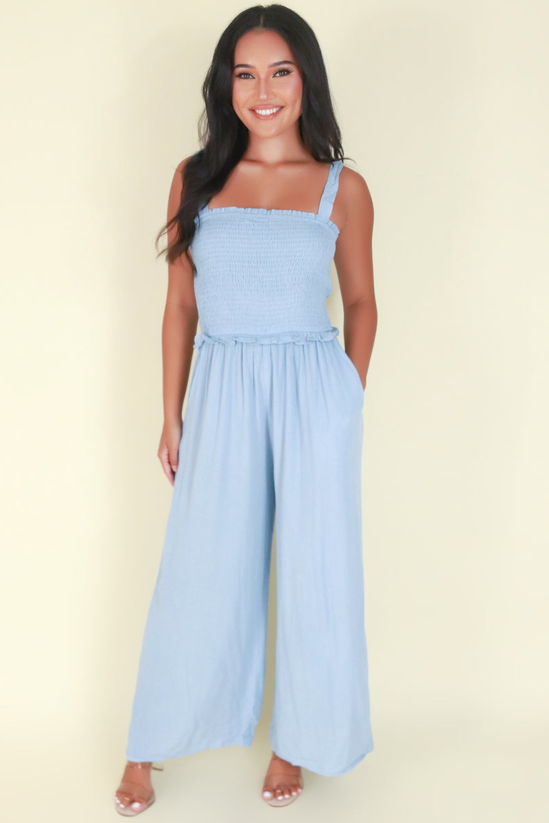 Jeans Warehouse Hawaii - SOLID CASUAL JUMPSUITS - IN LOVE JUMPSUIT | By BLUE B COLLECTION