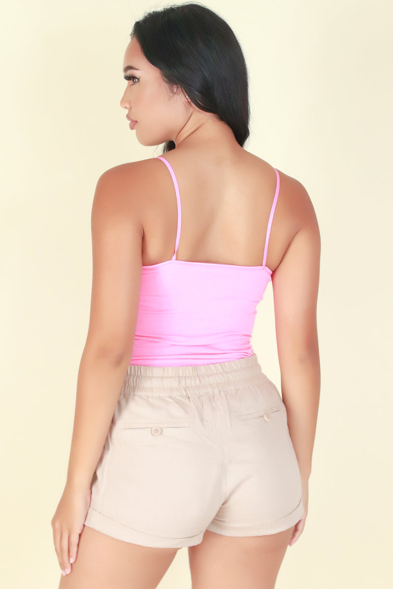 Jeans Warehouse Hawaii - TANK/TUBE SOLID BASIC - SETTLE DOWN CAMI | By AMBIANCE APPAREL