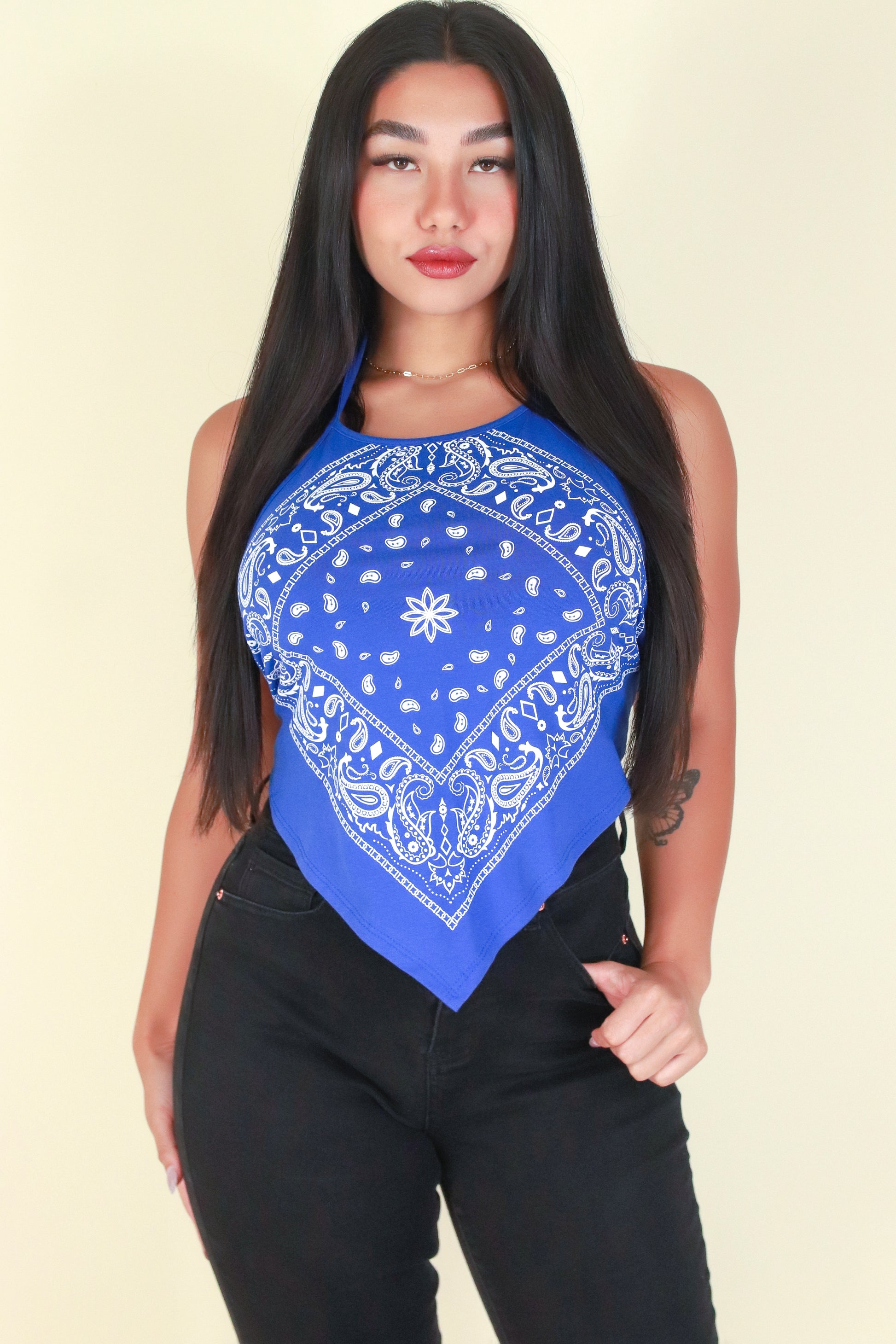 Jeans Warehouse Hawaii - SL PRINT - DON'T STOP TOP | By PAPERMOON/ B_ENVIED