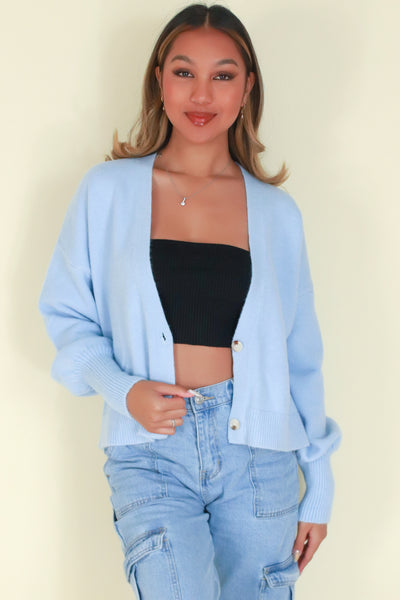 Jeans Warehouse Hawaii - SOLID LONG SLV CARDIGANS - IT'S A VIBE CARDIGAN | By KLESIS