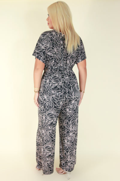 Jeans Warehouse Hawaii - PLUS PRINTED JUMPSUITS - HOLD ME CLOSE JUMPSUIT | By GILLI