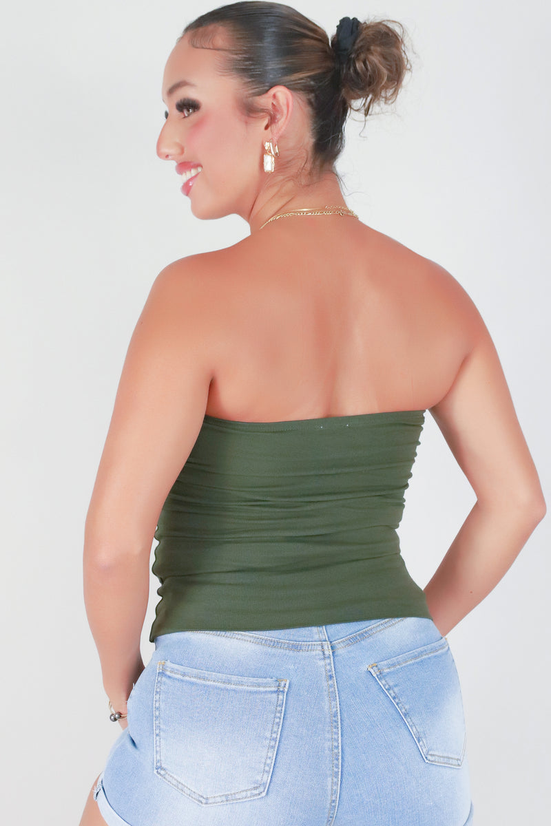 Jeans Warehouse Hawaii - SL CASUAL SOLID - TIME ALONE TUBE TOP | By ROSIO