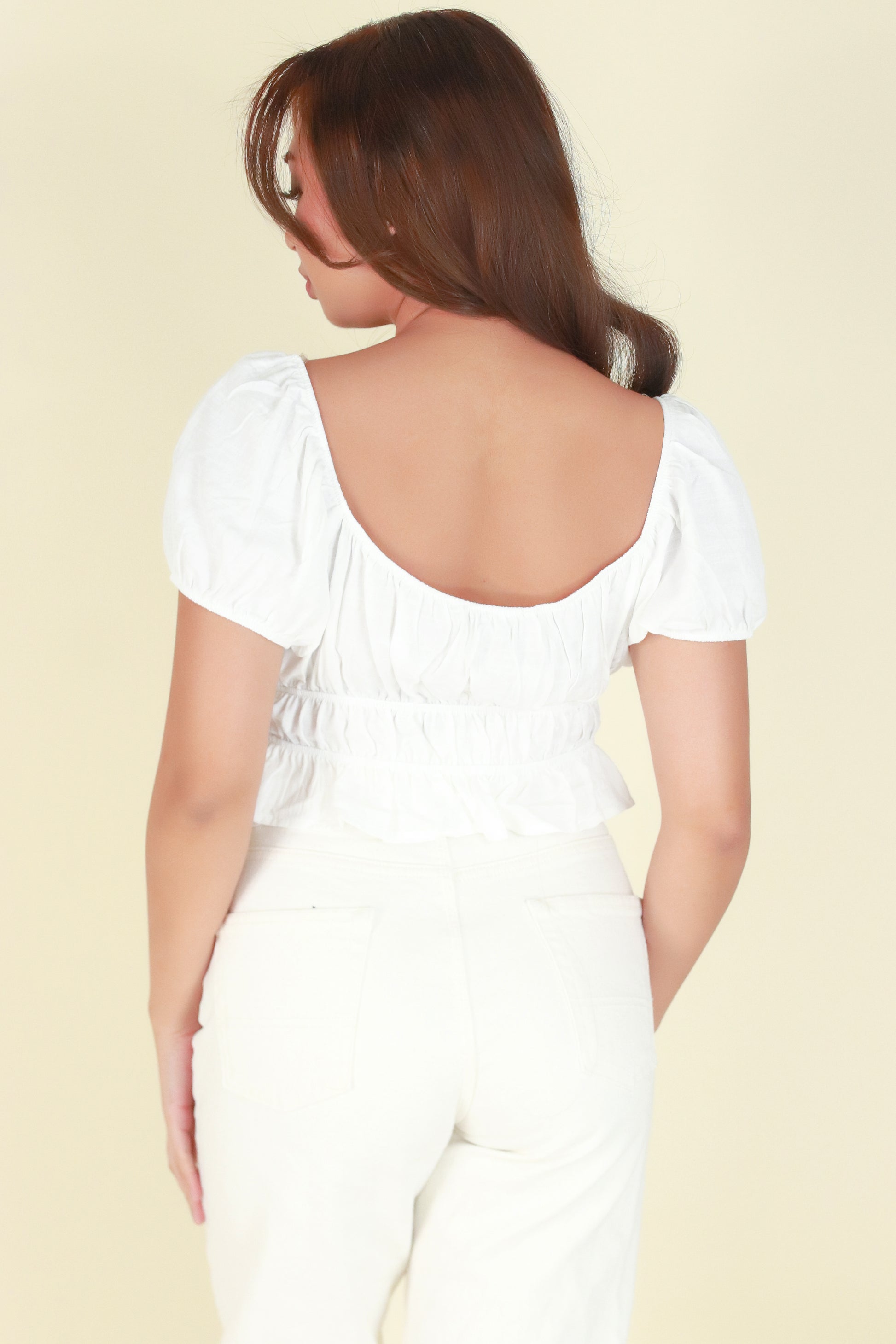 Jeans Warehouse Hawaii - S/S SOLID WOVEN CASUAL TOPS - FOR THE DAY TOP | By BLASHE