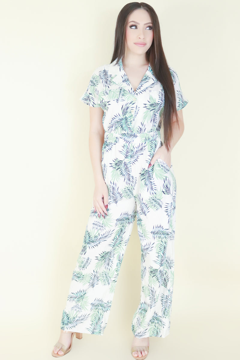 Jeans Warehouse Hawaii - PRINT CASUAL JUMPSUITS - CAN&