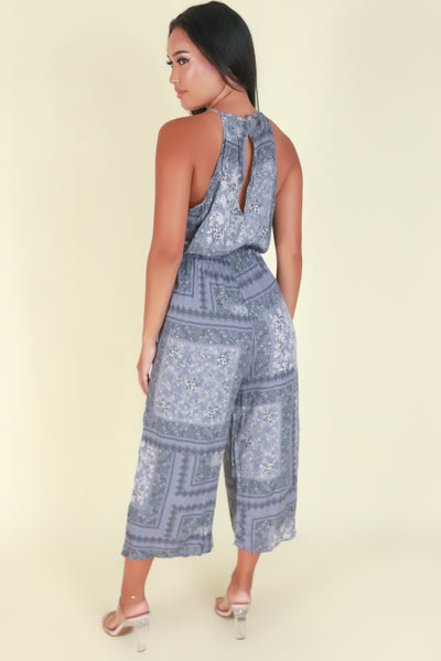 Jeans Warehouse Hawaii - PRINT CASUAL JUMPSUITS - BEEN THERE JUMPSUIT | By BLUE B COLLECTION