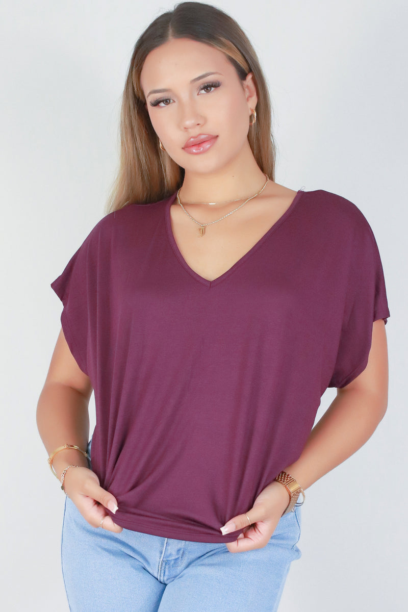 Jeans Warehouse Hawaii - SOLID DOLMAN TOPS - AT IT AGAIN TOP | By ADARA
