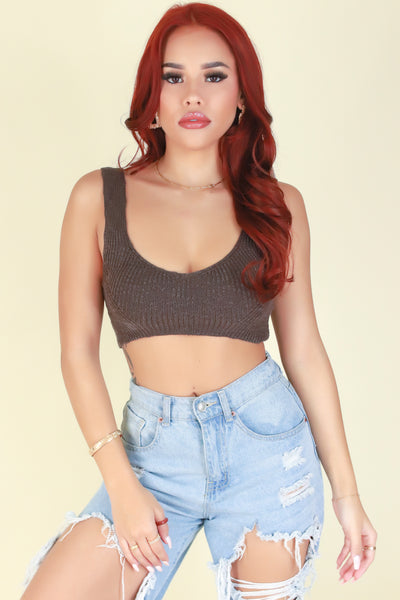 Jeans Warehouse Hawaii - SOLID TANKS/ TUBES - LOVING ME CROP TOP | By EMORY PARK