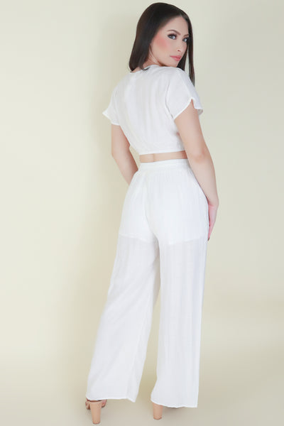 Jeans Warehouse Hawaii - MATCHING SEPARATES - ATTENTION TO DETAIL CROP TOP | By I JOAH