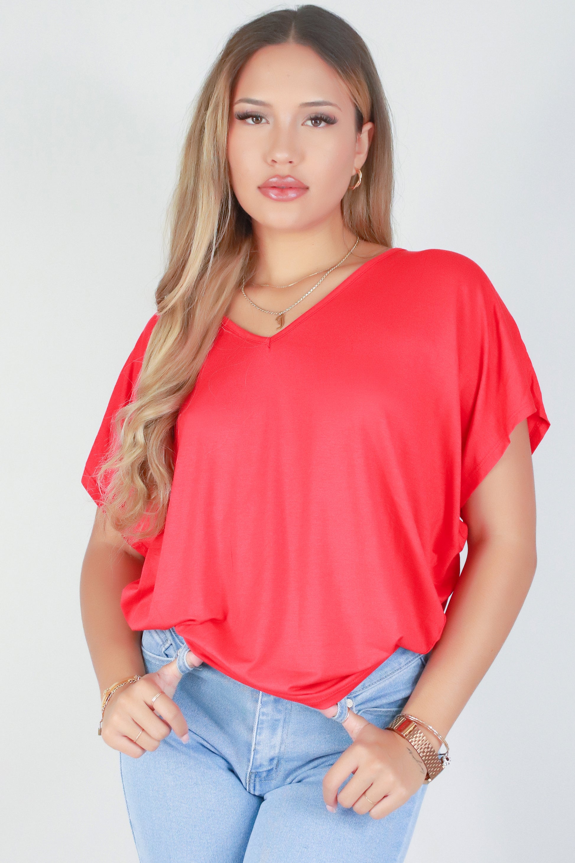 Jeans Warehouse Hawaii - SOLID DOLMAN TOPS - AT IT AGAIN TOP | By ADARA