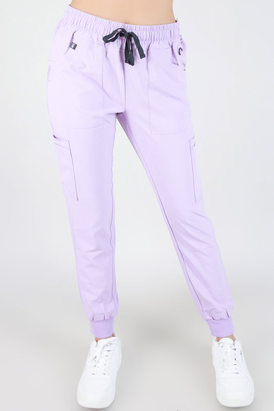 Jeans Warehouse Hawaii - JUNIOR SCRUB BOTTOMS - BE PATIENT WITH ME SCRUB JOGGERS | By MEDGEAR