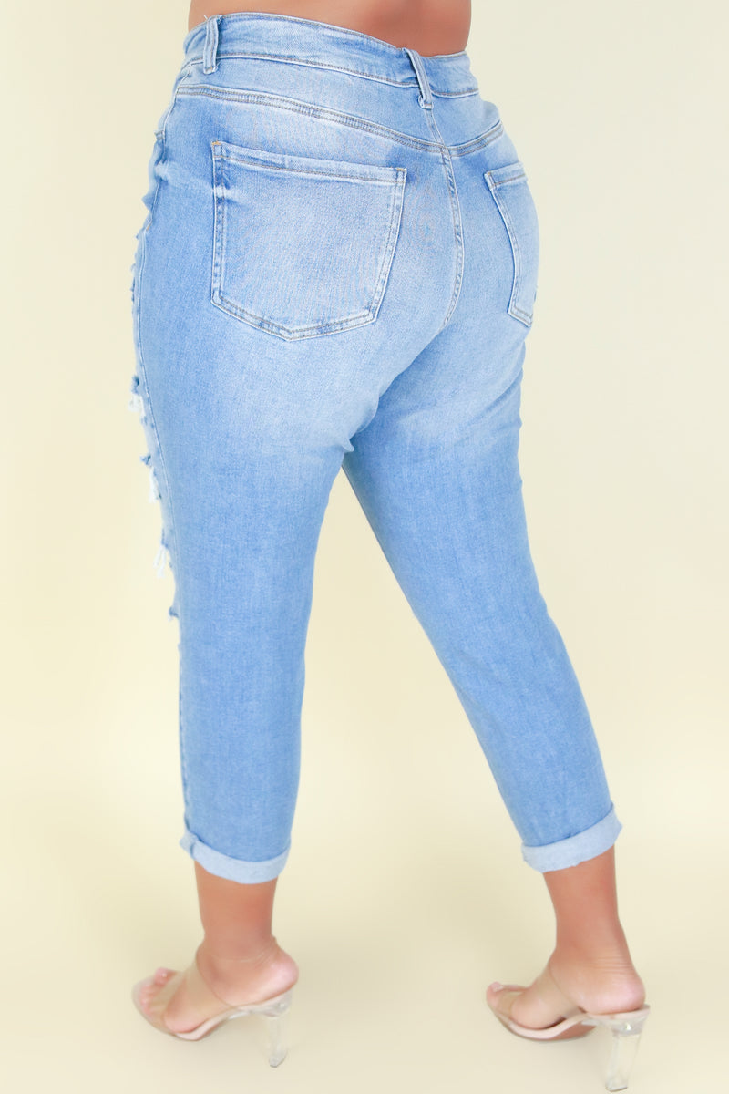 Jeans Warehouse Hawaii - PLUS Denim Jeans - CURVES TIGHT JEANS | By WAX JEAN