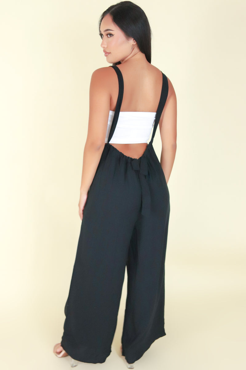 Jeans Warehouse Hawaii - SOLID CASUAL JUMPSUITS - NEVER TOO LATE JUMPSUIT | By ZENANA (KC EXCLUSIVE,INC