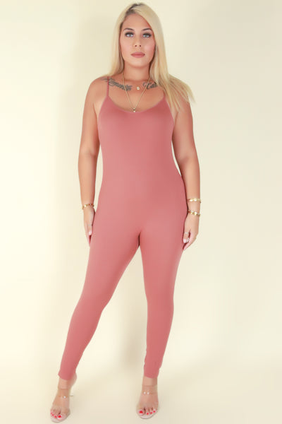 Jeans Warehouse Hawaii - PLUS SOLID JUMPSUITS - MAKE IT CLEAR JUMPSUIT | By ZENOBIA