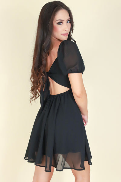 Jeans Warehouse Hawaii - SLEEVE SHORT SOLID DRESSES - CAN'T BELIEVE IT DRESS | By PAPERMOON/ B_ENVIED