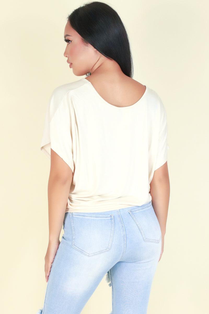 Jeans Warehouse Hawaii - SS CASUAL SOLID - SAIL AWAY TOP | By ADARA
