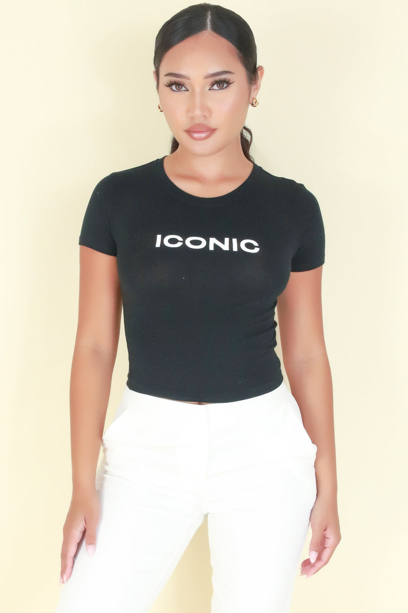 Jeans Warehouse Hawaii - S/S SCREEN - ICONIC CROP TOP | By POPULAR 21