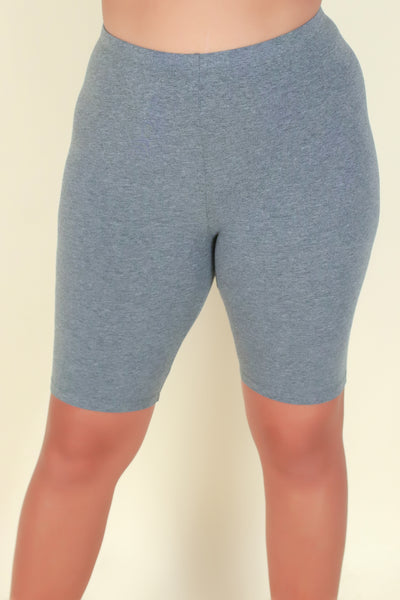 Jeans Warehouse Hawaii - PLUS Knit Shorts - ARI BIKER SHORTS | By SHINE IMPORTS /BOZZOLO