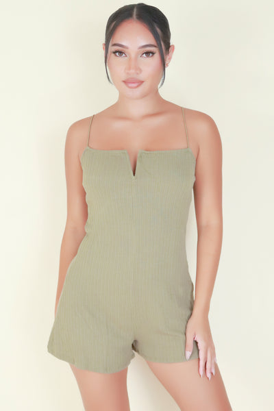 Jeans Warehouse Hawaii - SOLID CASUAL ROMPERS - SEE YOU SOON ROMPER | By HEART & HIPS