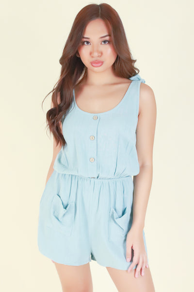 Jeans Warehouse Hawaii - SOLID CASUAL ROMPERS - GET BACK IN THE GAME ROMPER | By SEASONAL OFF PRICE