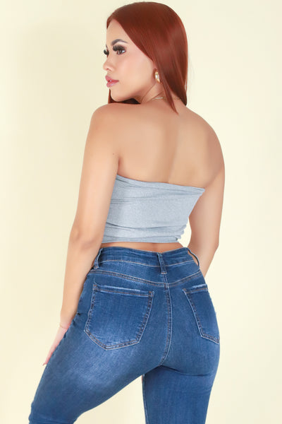 Jeans Warehouse Hawaii - TANK/TUBE SOLID BASIC - CALL IT CROP TOP | By FULL CIRCLE TRENDS