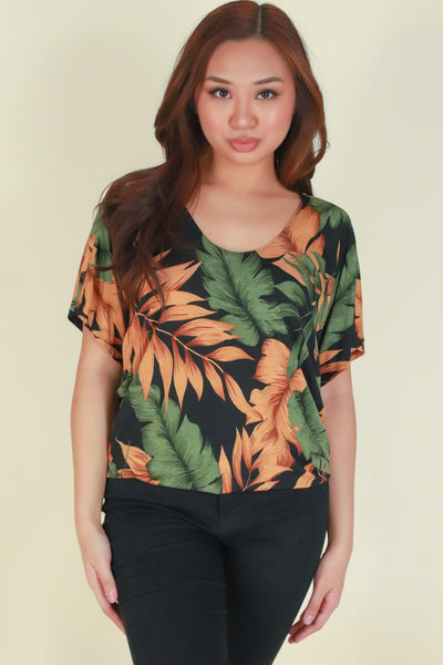 Jeans Warehouse Hawaii - SS PRINT - TIME OF YOUR LIFE DOLMAN TOP | By PAPERMOON/ B_ENVIED