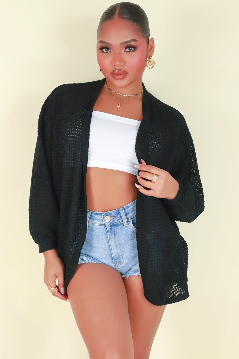 Jeans Warehouse Hawaii - LS SHRUGS/CARDIGANS - GET EVEN CARDIGAN | By HEART & HIPS