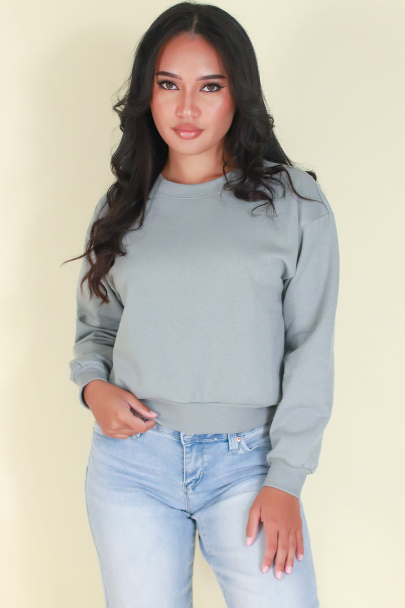 Jeans Warehouse Hawaii - SOLID LONG SLV TOPS - IT&