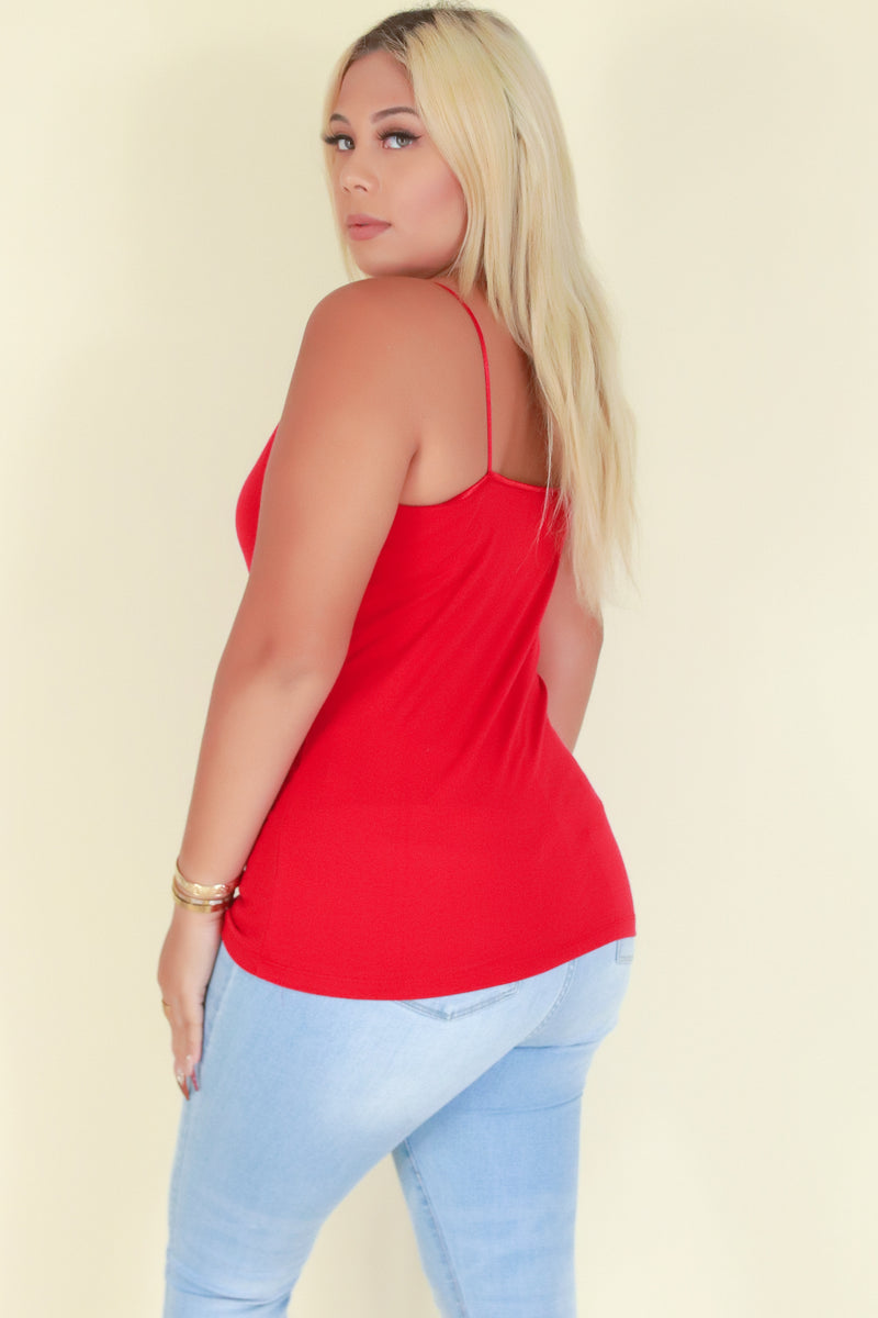 Jeans Warehouse Hawaii - PLUS BASIC SPAGHETTI TANKS - BACK TO BASICS TOP | By AMBIANCE APPAREL