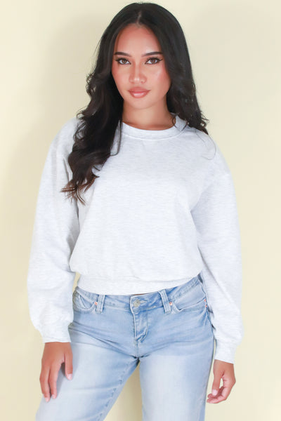 Jeans Warehouse Hawaii - SOLID LONG SLV TOPS - IT'LL BE OKAY SWEATER | By ACTIVE USA