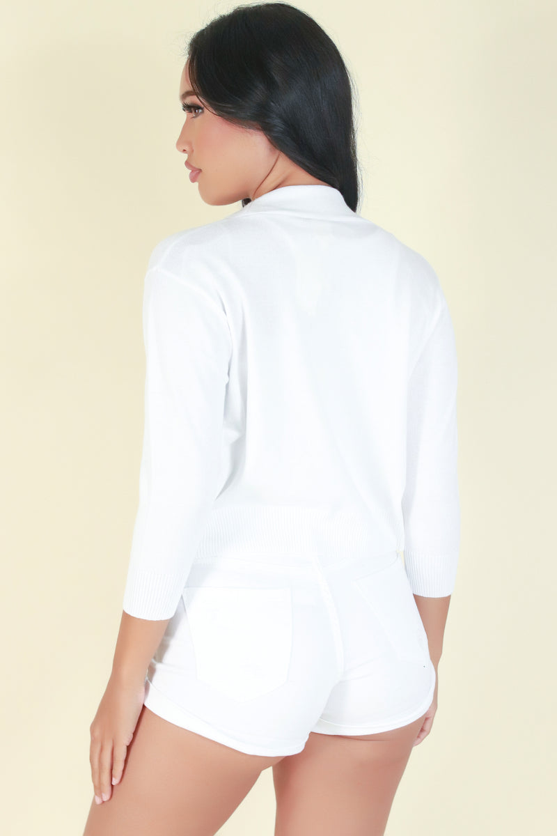 Jeans Warehouse Hawaii - SOLID SHT SLV CARDIGANS - IN CONTROL CARDIGAN | By I JOAH