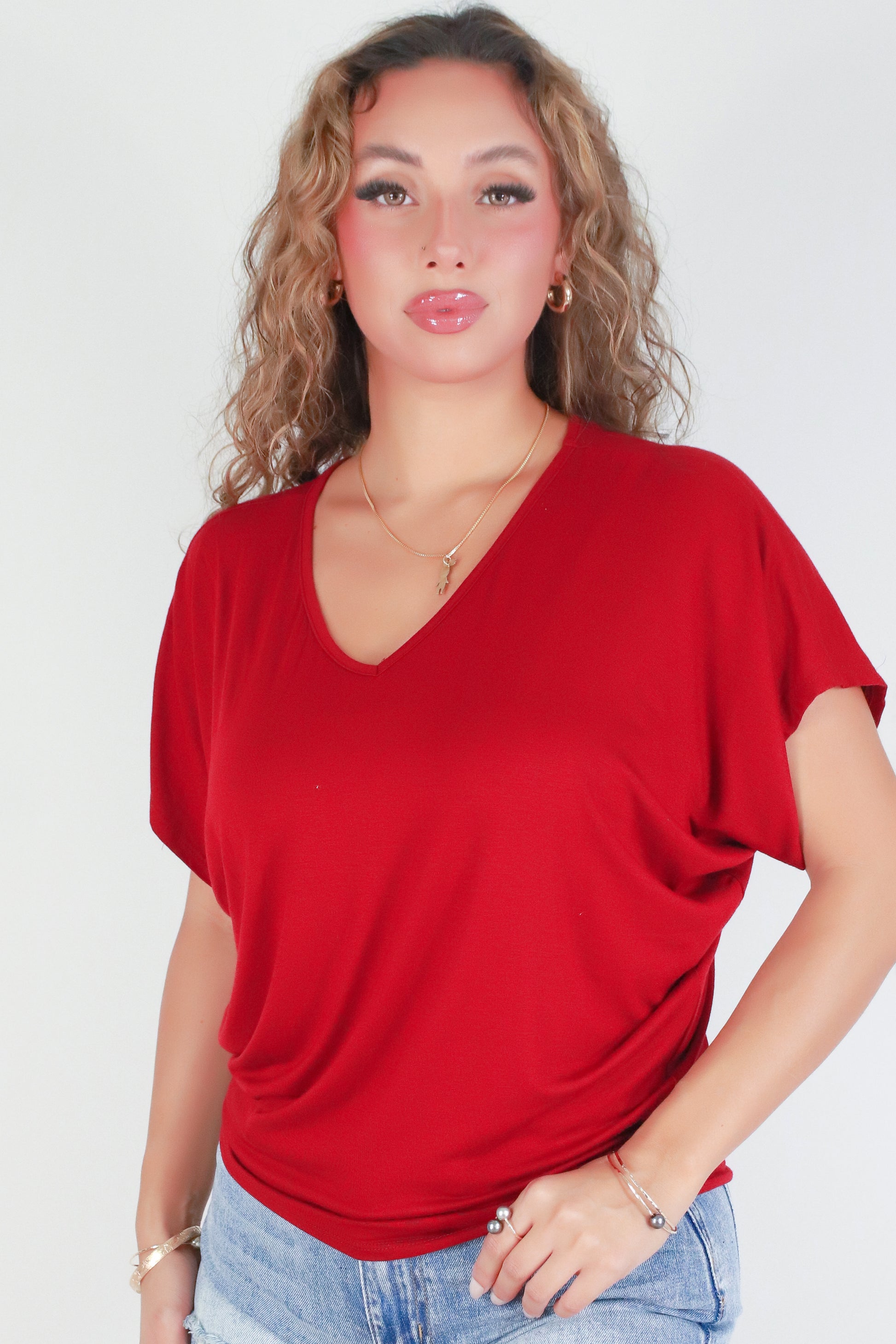 Jeans Warehouse Hawaii - SOLID DOLMAN TOPS - AT IT AGAIN TOP | By ADARA