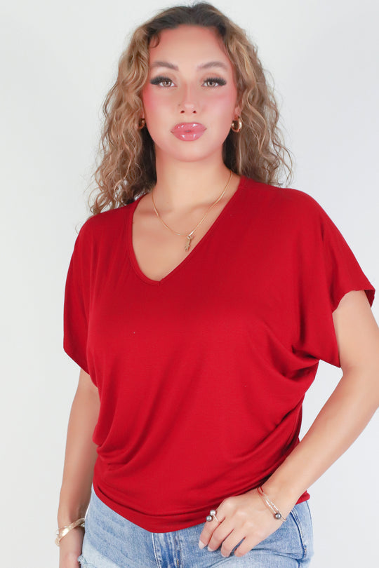 AT IT AGAIN DOLMAN TOP