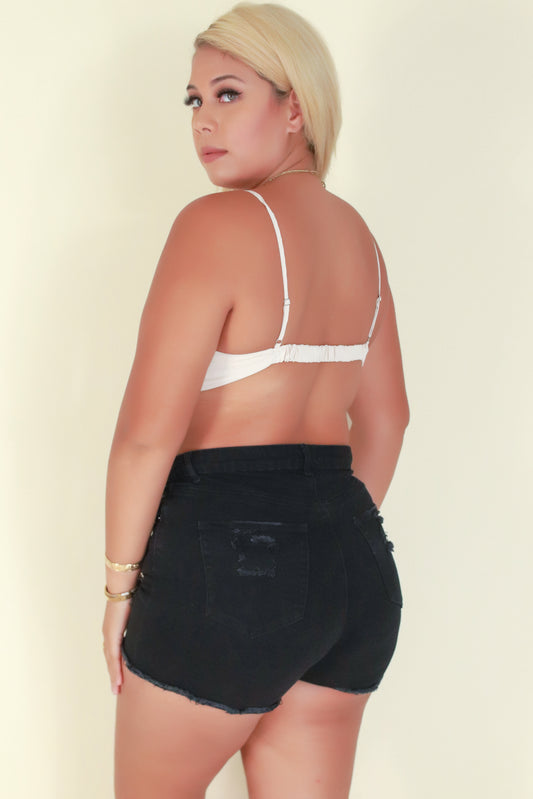 Jeans Warehouse Hawaii - PLUS S/L SOLID WOVEN TOPS - NEVER COMPLICATED CROP TOP | By BLUSH